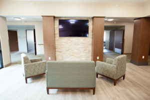 Lobby of Cascadia of Boise, Idaho a skilled nursing and rehabilitation facility