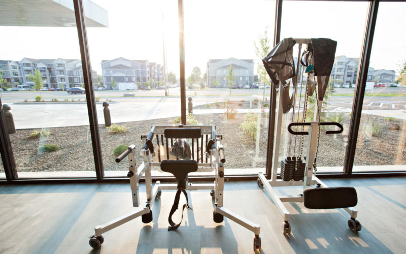 Therapy equipment at Cascadia of Boise, Idaho a skillen nursing and therapy facility